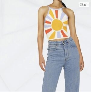 SANDRO Crochet Crop Halter Soleil  3 / Large